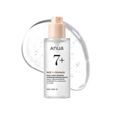 Anua 7 Rice Ceramide Hydrating Barrier Serum with Ceramide & Hyaluronic Acid For Korean Glass Skin