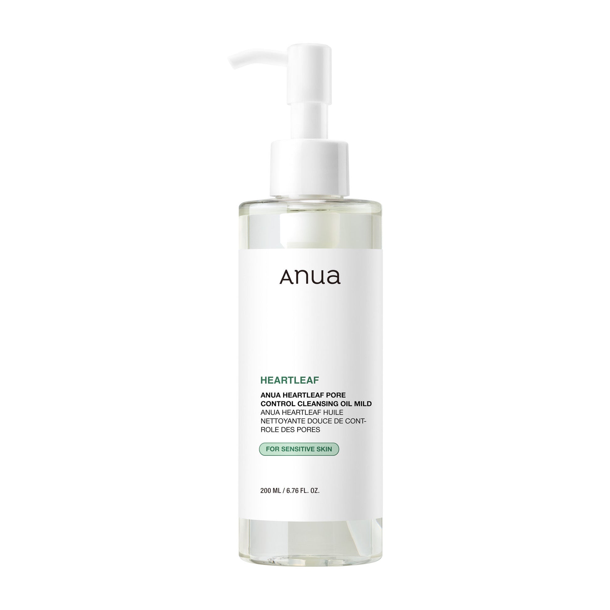 Anua Heartleaf Pore Control Cleansing Oil Mild For Sensitive Skin, Melts Makeup & Sebum