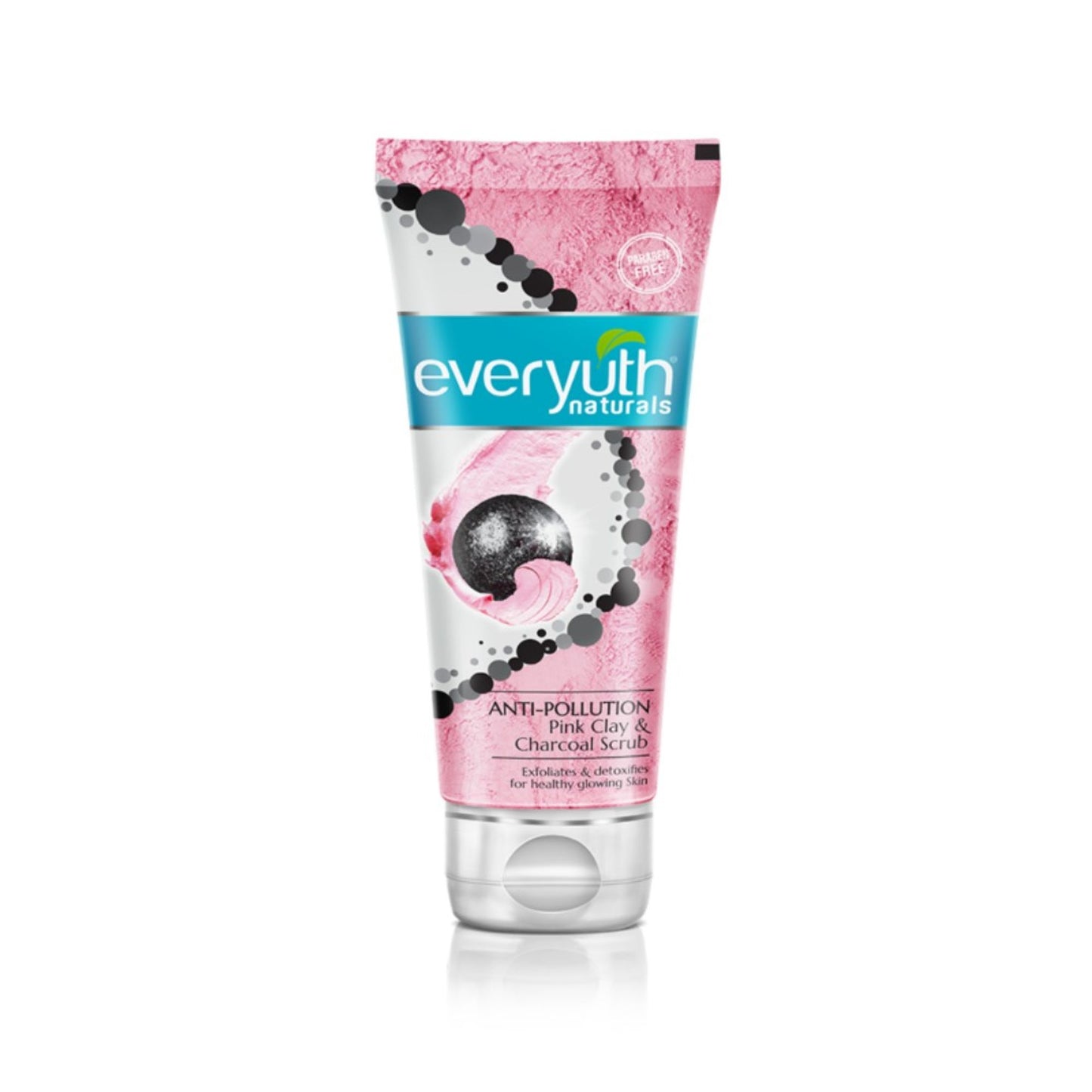 Everyuth Naturals Anti Pollution Pink Clay & Charcoal Scrub