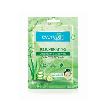 Everyuth Naturals Rejuvenating Sheet Mask - Cucumber & Aloe Vera