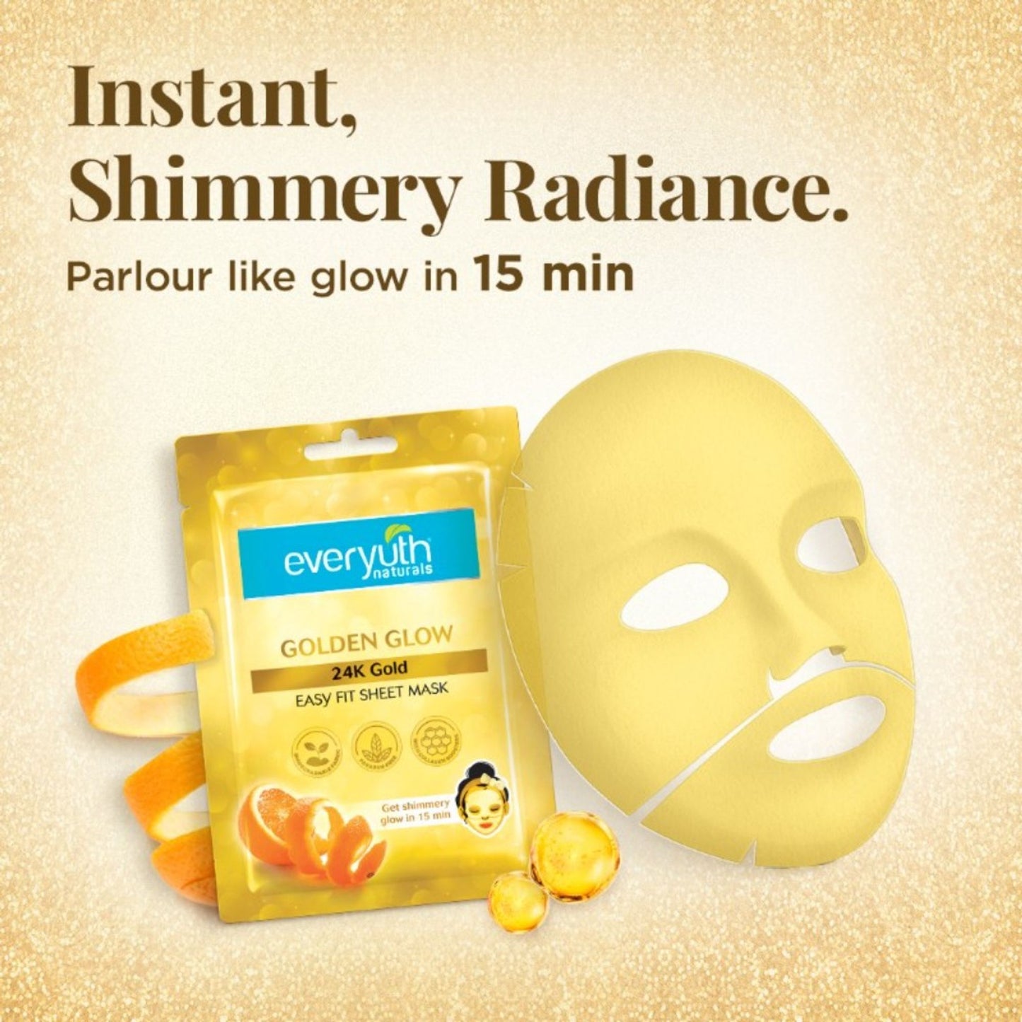 Everyuth Naturals Assorted Sheet Mask - Pack of 3