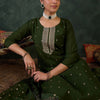 Dhiyona IE Women Ethnic Motifs Embroidered Kurta with Trousers & Dupatta
