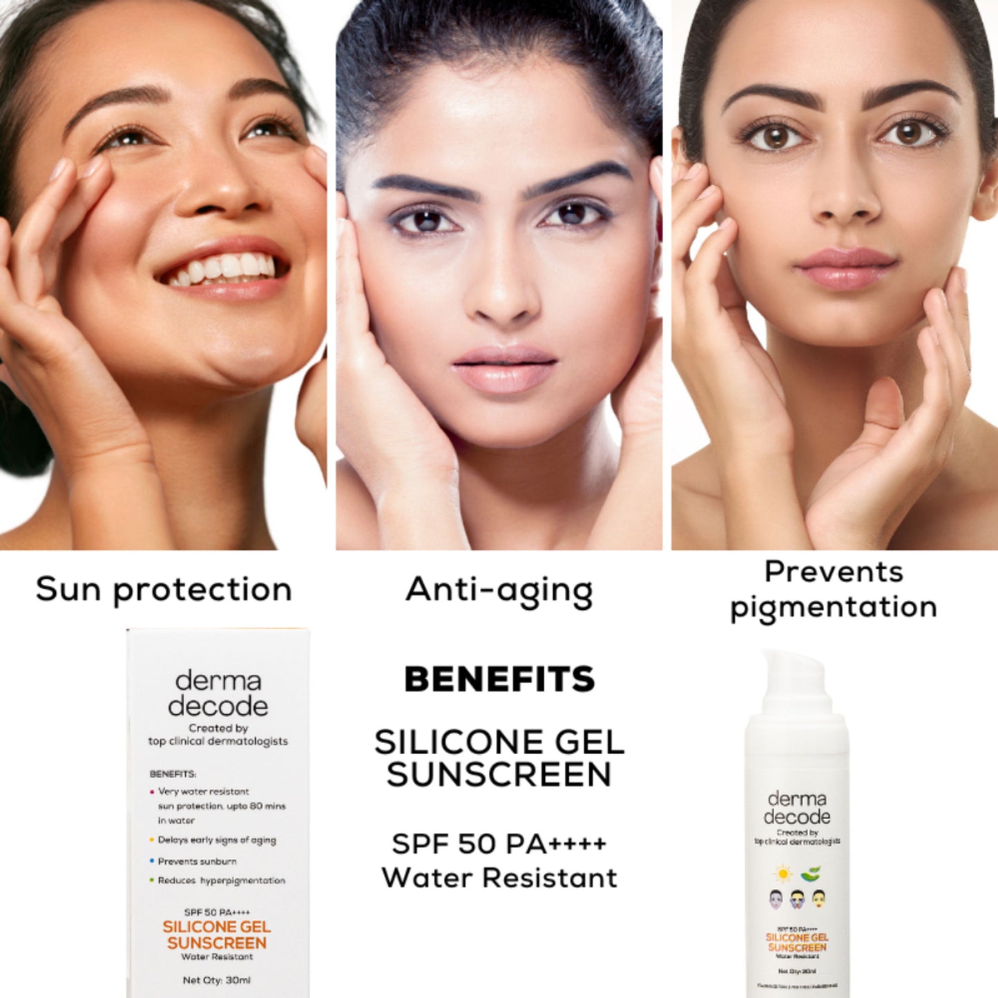 Derma Decode Silicone Waterproof Sunscreen SPF 50 PA++++