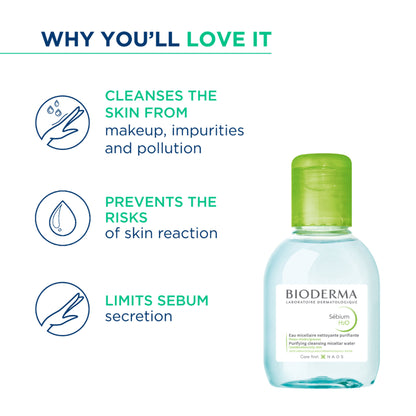 Bioderma Cleansing Water Sebium H2O Purifying Micellar
