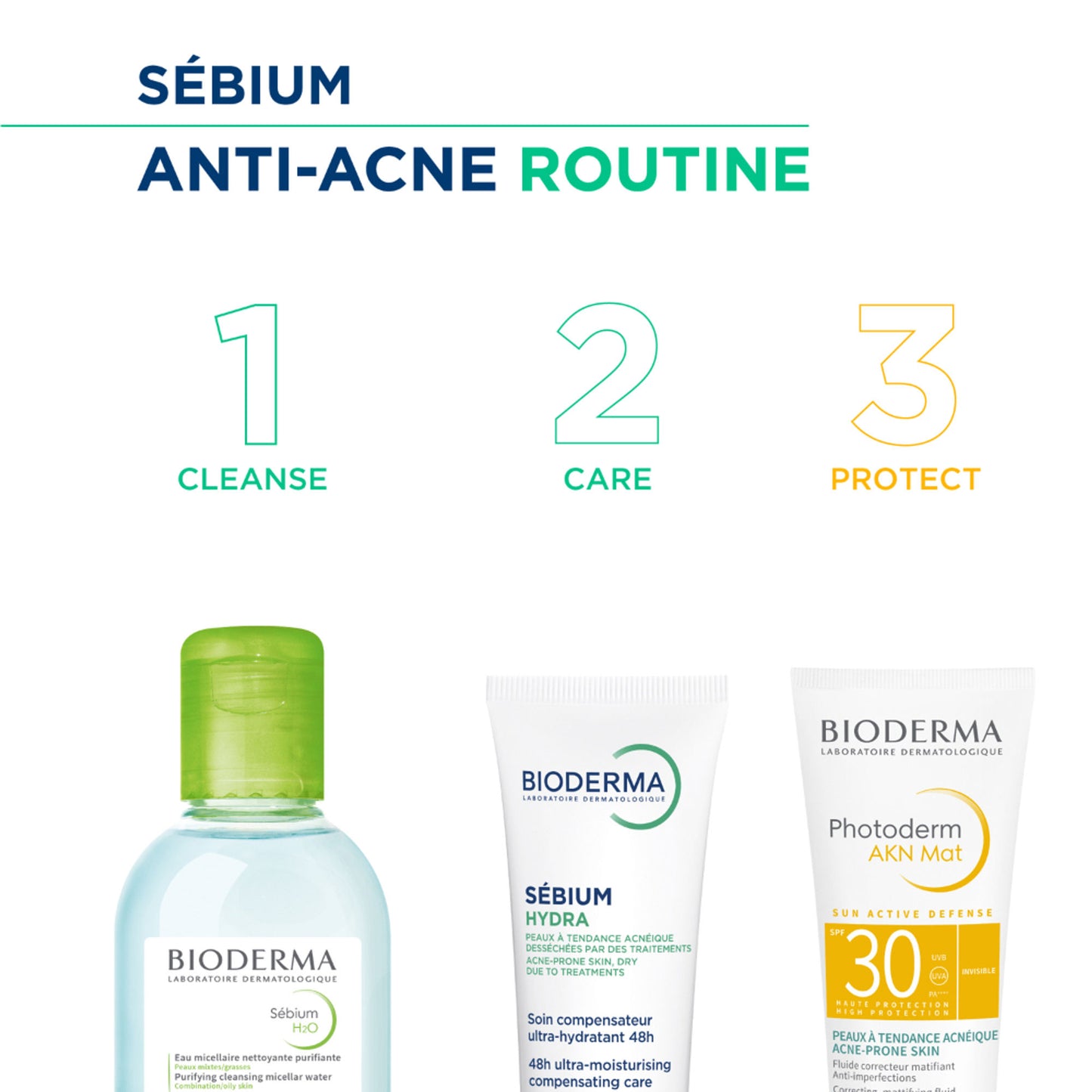Bioderma Cleansing Water Sebium H2O Purifying Micellar