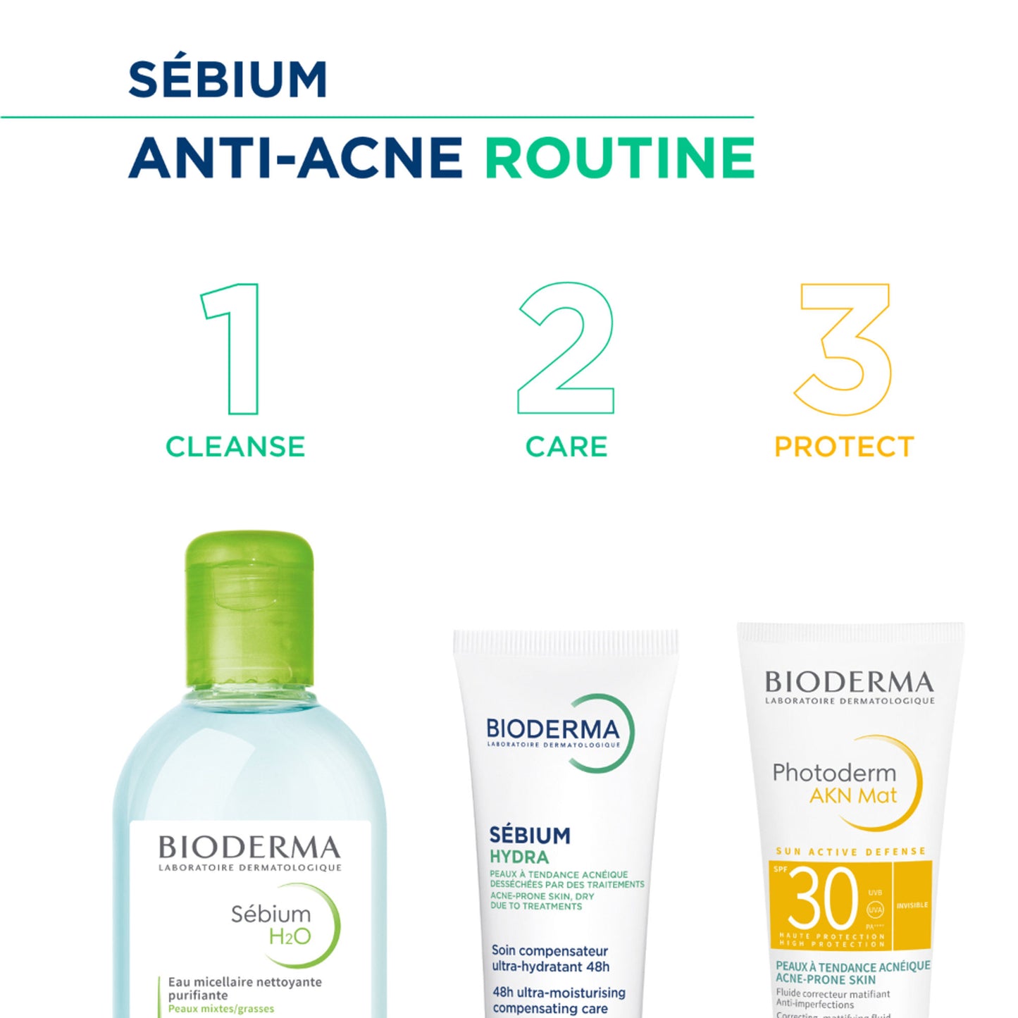 Bioderma Cleansing Water Sebium H2O Purifying Micellar