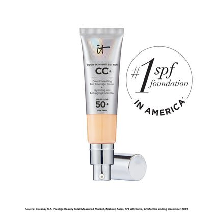 IT COSMETICS CC+ Cream Full-Coverage Foundation With SPF 50+ - Light Medium
