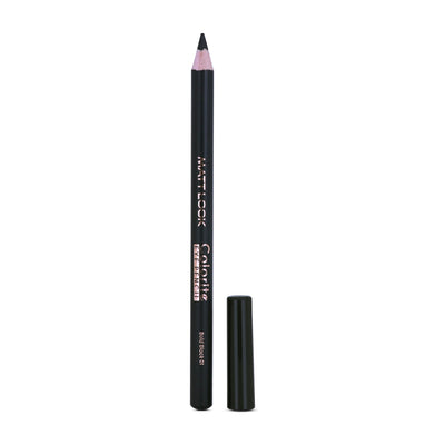 Matt look Colorite Long Lasting Smudge Proof Eye Liner Pencil - Bold Black 01