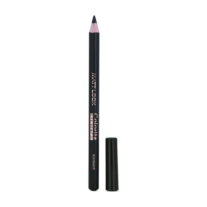 Matt look Colorite Long Lasting Smudge Proof Eye Liner Pencil - Bold Black 01