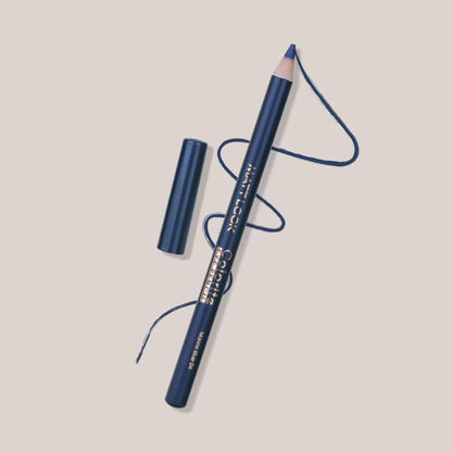Matt look Colorite Long Lasting Smudge Proof Eye Liner Pencil - Marine Blue 04