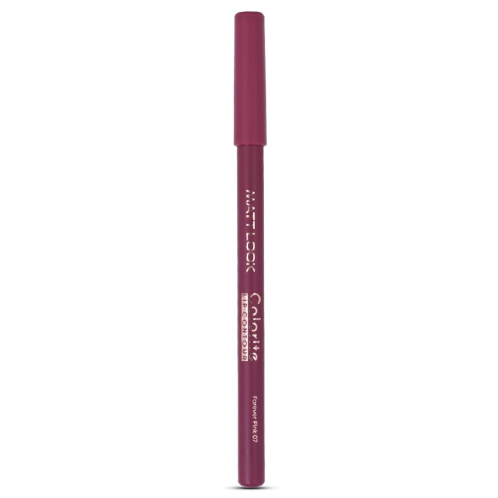 Matt look Colorite Lip Contour Professional Matte Lip Color Pencil - Foreverpink 07