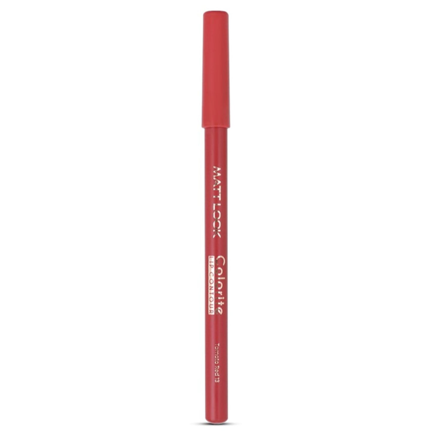 Matt look Colorite Lip Contour Professional Matte Lip Color Pencil - Tomato Red 13