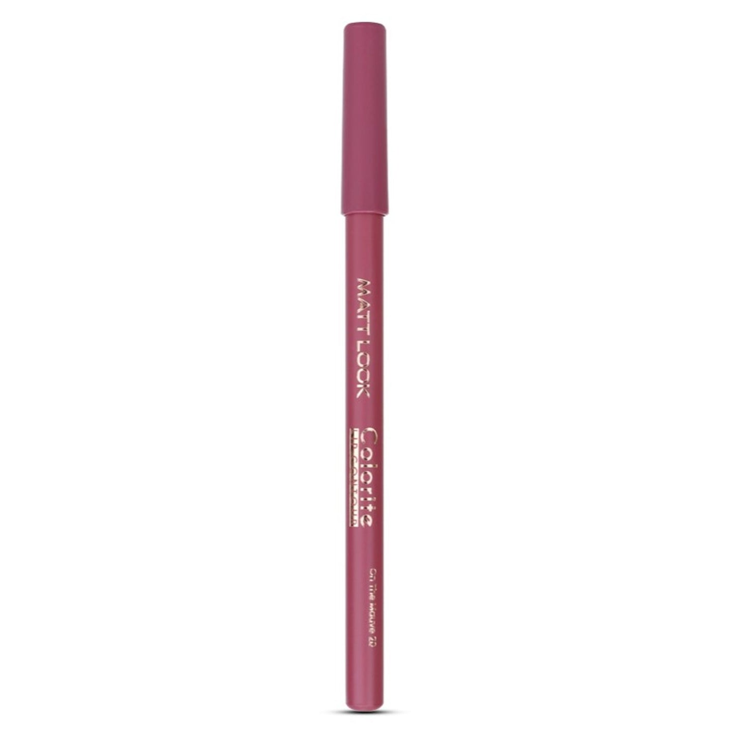 Matt look Colorite Lip Contour Professional Matte Lip Color Pencil - On The Mauve 20
