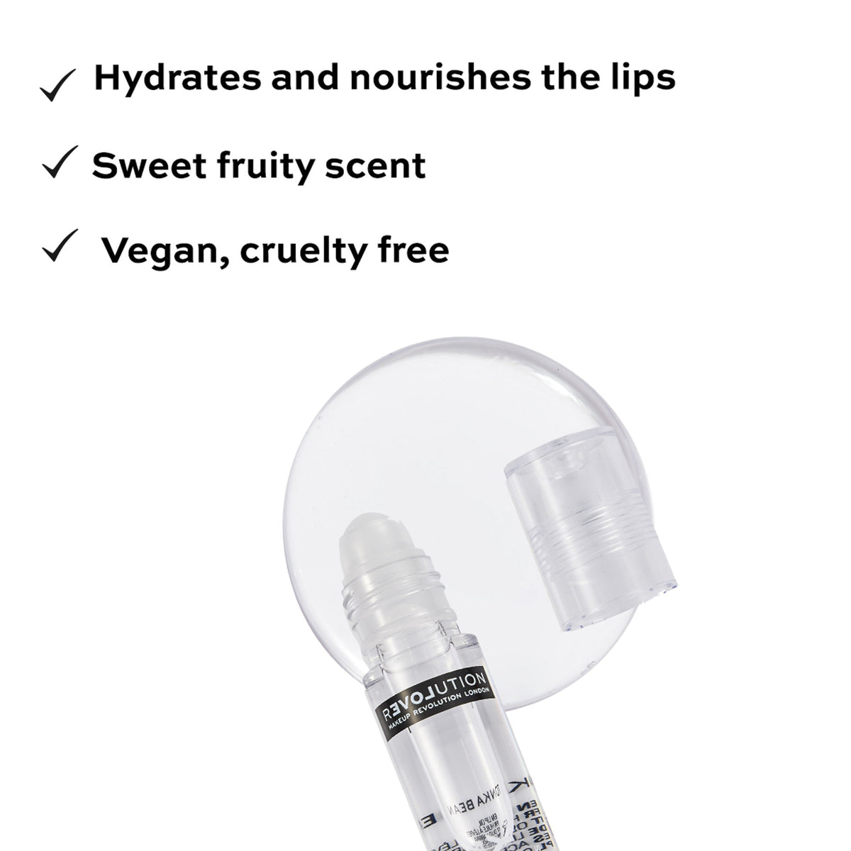 Revolution Relove Roll Baby Lip Oil Papaya - Tonka Bean