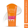 Lotus Herbals Safe Sun Sunscreen Cream PA++ UVA SPF-30 UVB Indian Summer Formula