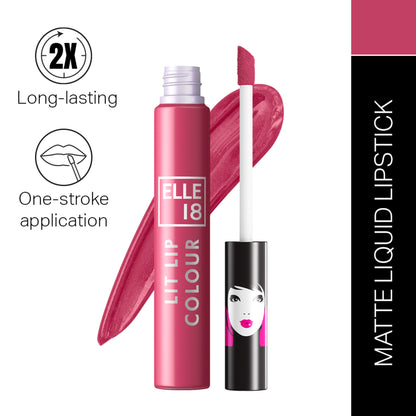 Elle 18 Liquid Lip Color - French Pink