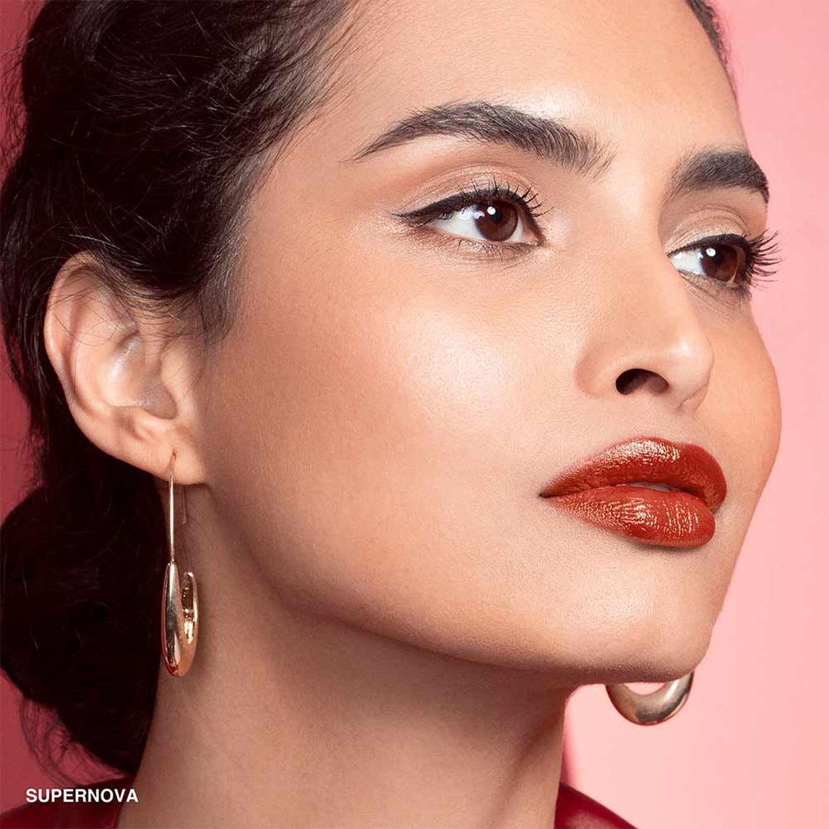 Bobbi Brown Luxe Shine Intense lipstick - Supernova - A burnt orange red