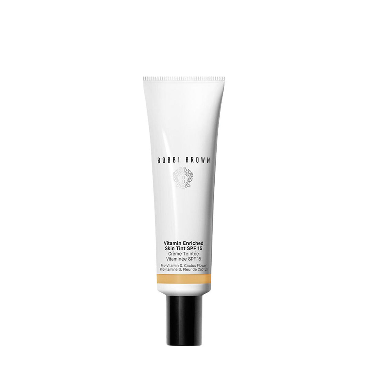 Bobbi Brown Vitamin Enriched Skin Tint in Medium 2, showing the lightweight tinted moisturizer tube with branding and product label.