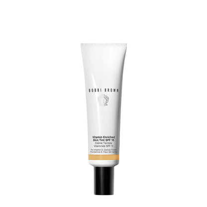 Bobbi Brown Vitamin Enriched Skin Tint in Medium 2, showing the lightweight tinted moisturizer tube with branding and product label.