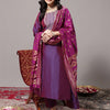 Dhiyona VA Women's Ethnic Motifs Woven Design Regular Zari Work Kurta With Trousers & Dupatta