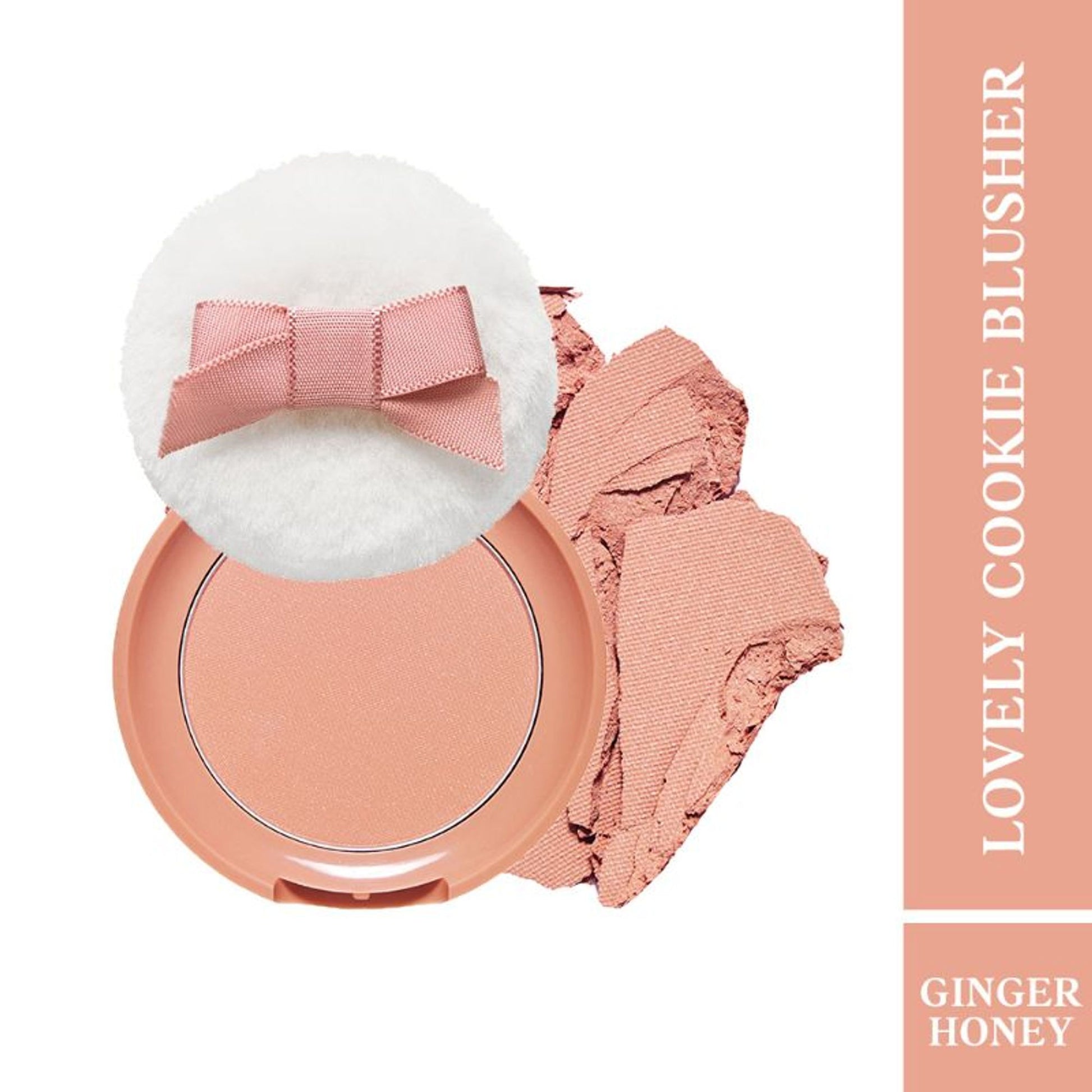 ETUDE Lovely Cookie Pressed Powder Blush - Ginger Honey