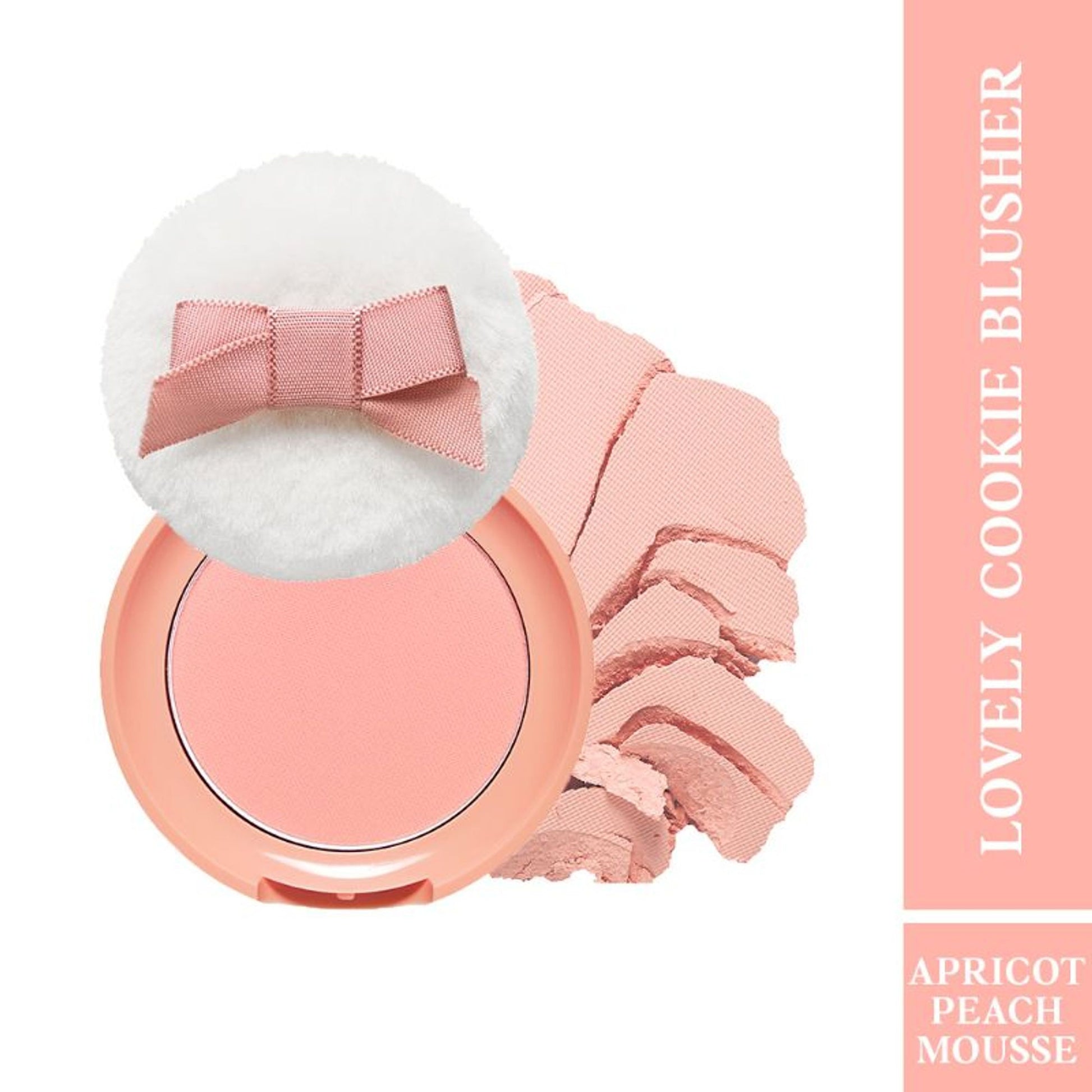ETUDE Lovely Cookie Pressed Powder Blush - Apricot Pea