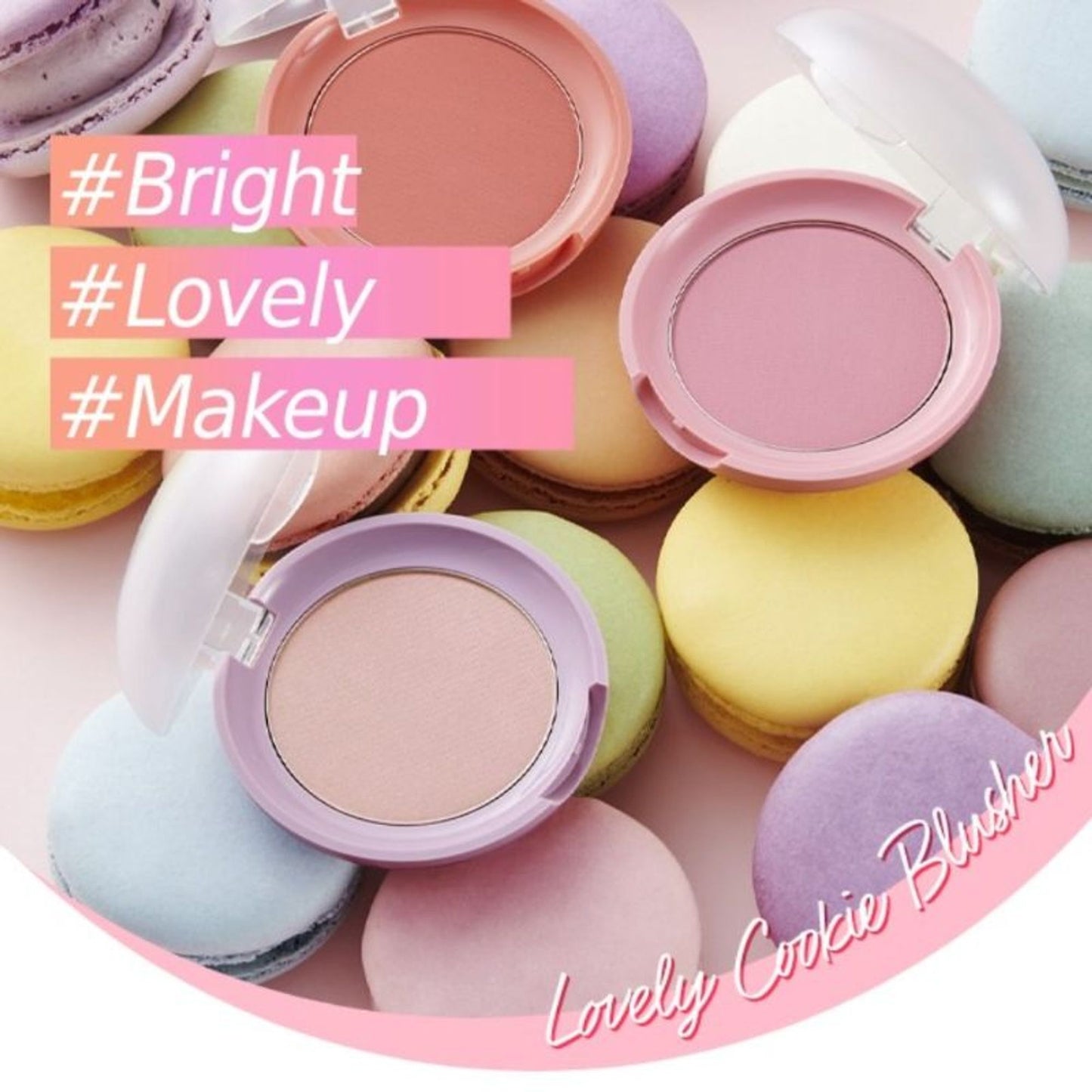 ETUDE Lovely Cookie Pressed Powder Blush - Apricot Pea