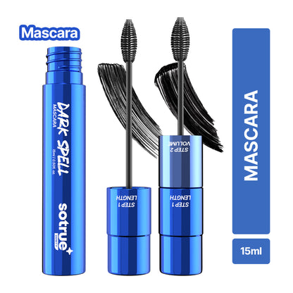 Sotrue Dark Spell 2-In-1 Mascara with Lightweight, Strengthens & Promotes Lash Growth