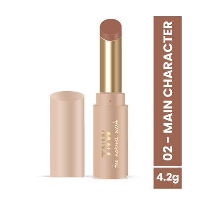 TNW The Natural Wash Long Stay Powdery Mousse Semi Matte Bullet Lipstick - 02 - Main Character