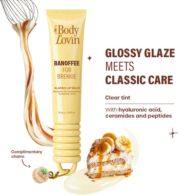 Plum BodyLovin' Banoffee For Brekkie Glassic Lip Balm - Clear Gloss