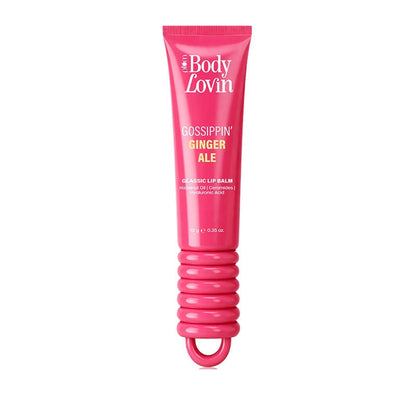 Plum BodyLovin' Gossippin’ Ginger Ale Glassic Lip Balm - Shimmery Pink