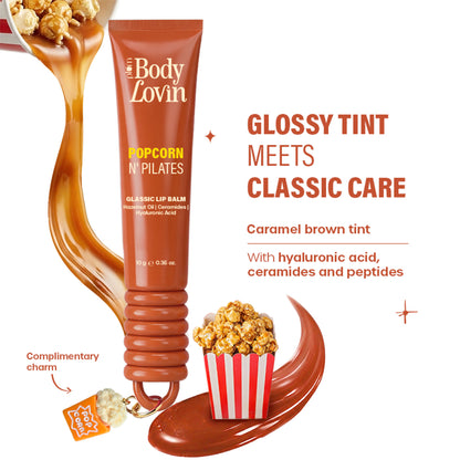 Plum BodyLovin' Popcorn N' Pilates Glassic Lip Balm - Caramel Brown