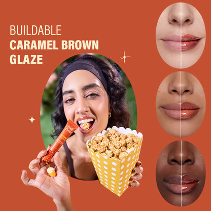 Plum BodyLovin' Popcorn N' Pilates Glassic Lip Balm - Caramel Brown