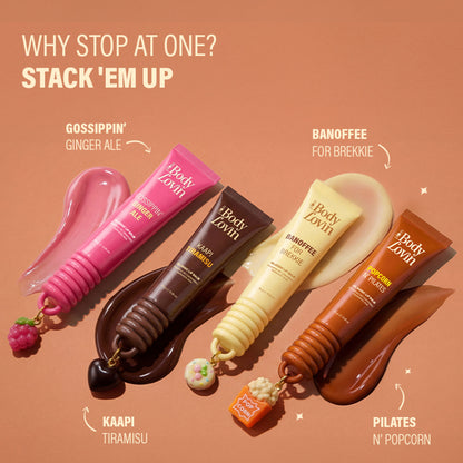 Plum BodyLovin' Popcorn N' Pilates Glassic Lip Balm - Caramel Brown