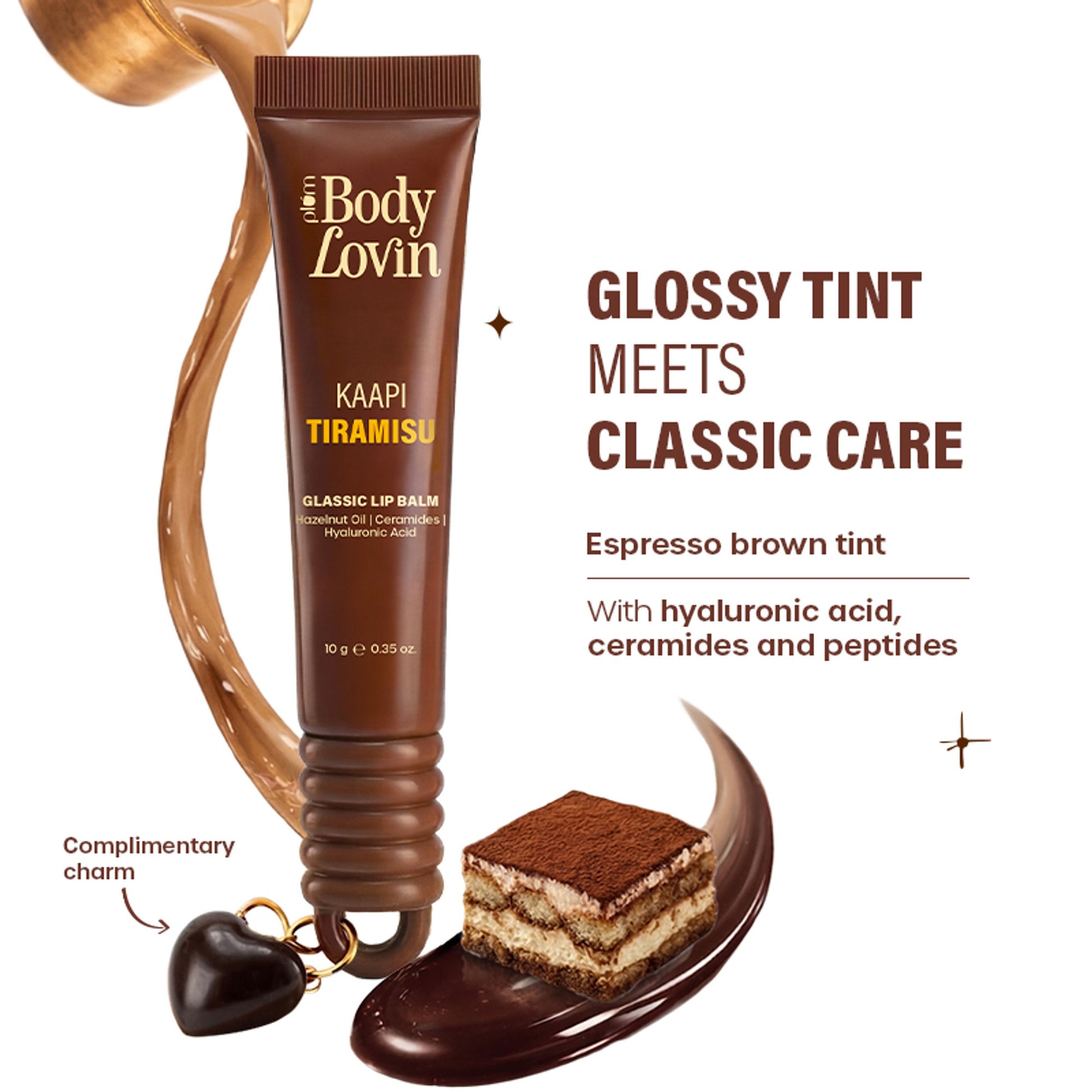 Plum BodyLovin' Kaapi Tiramisu Glassic Lip Balm - Deep Brown