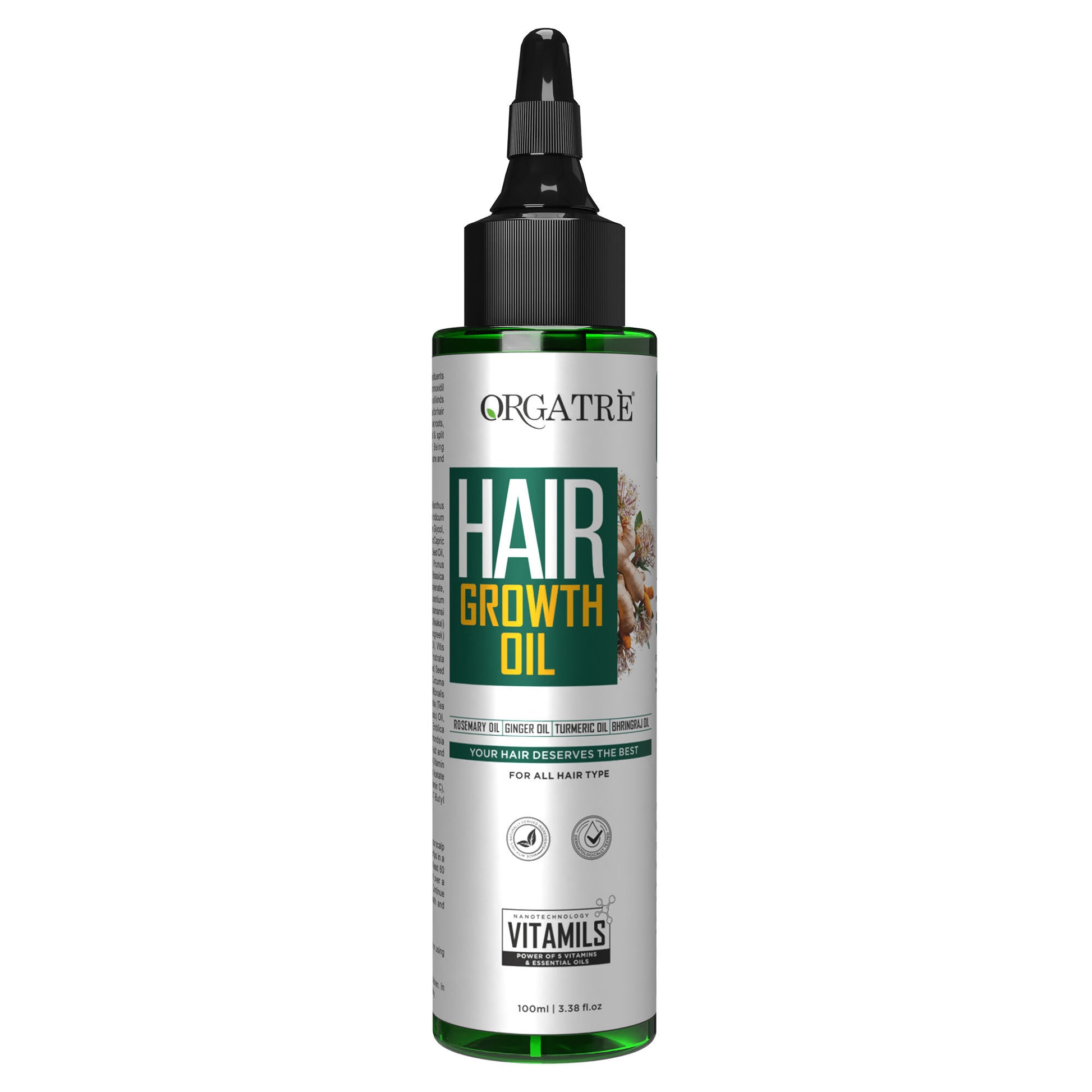 Orgatre Hair Oil With 28 Herbal Oils – Promotes Hair Growth, Reduces Hair Fall & Dandruff