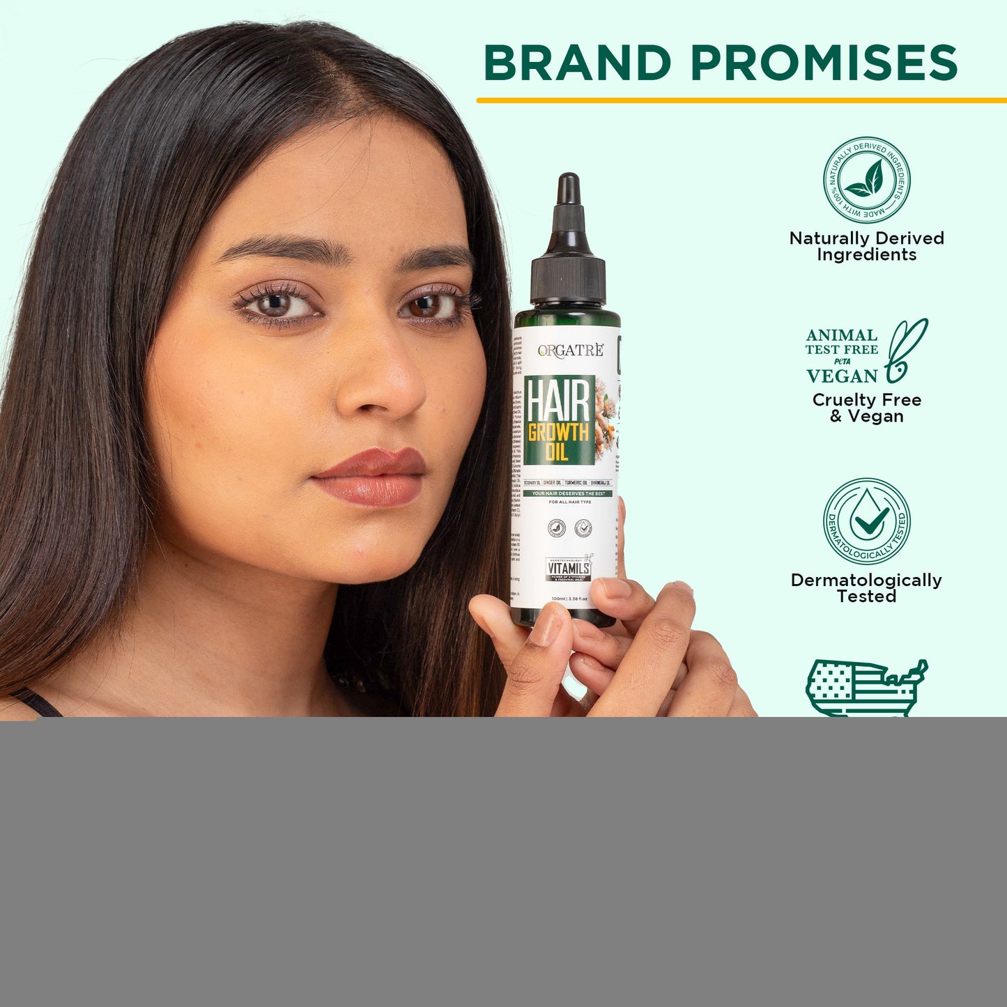 Orgatre Hair Oil With 28 Herbal Oils – Promotes Hair Growth, Reduces Hair Fall & Dandruff