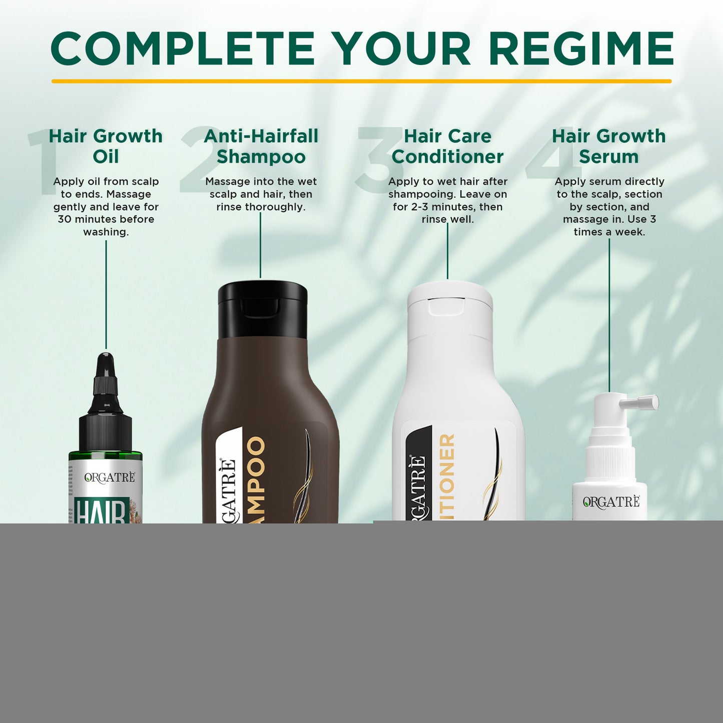 Orgatre Hair Oil With 28 Herbal Oils – Promotes Hair Growth, Reduces Hair Fall & Dandruff