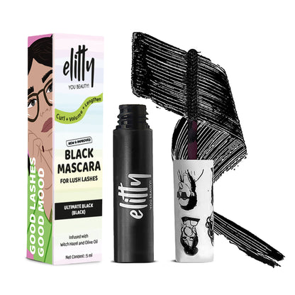 Elitty Eye Gotta Feeling Pop Lush Lashes Mascara - Ultimate Black