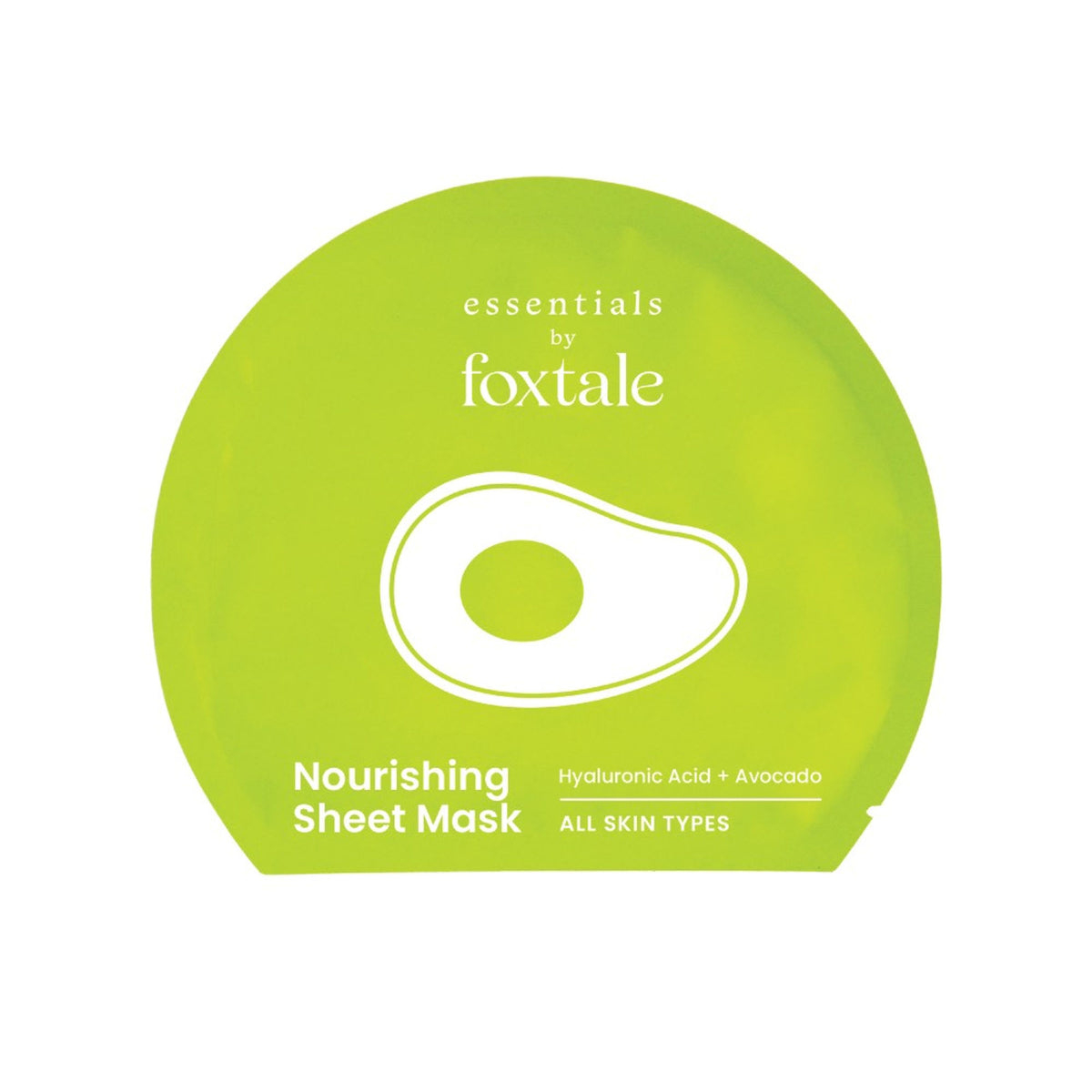Foxtale Essentials Sheet Masks - Hyaluronic Acid and Avocado
