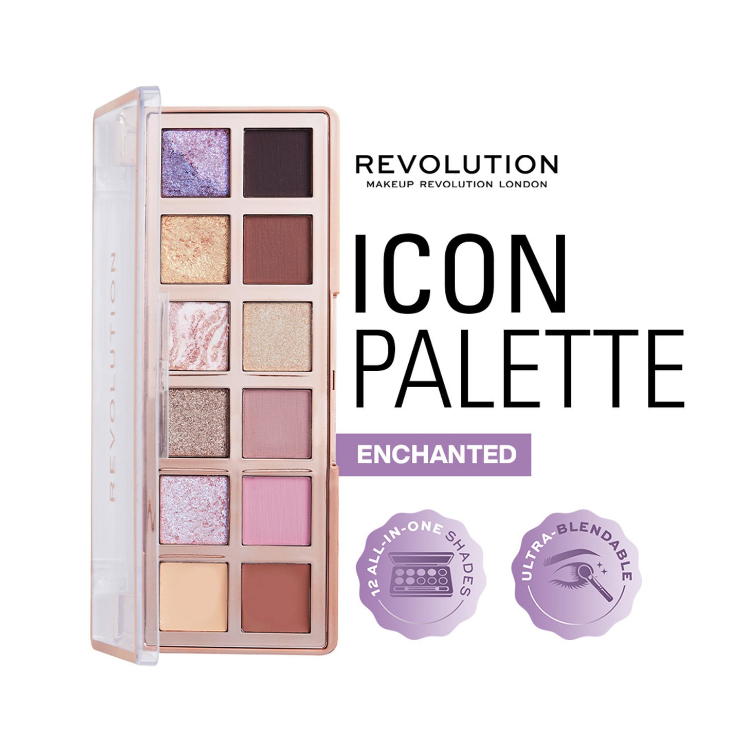 Makeup Revolution Eyeshadow Palette - The Enchanted Icon