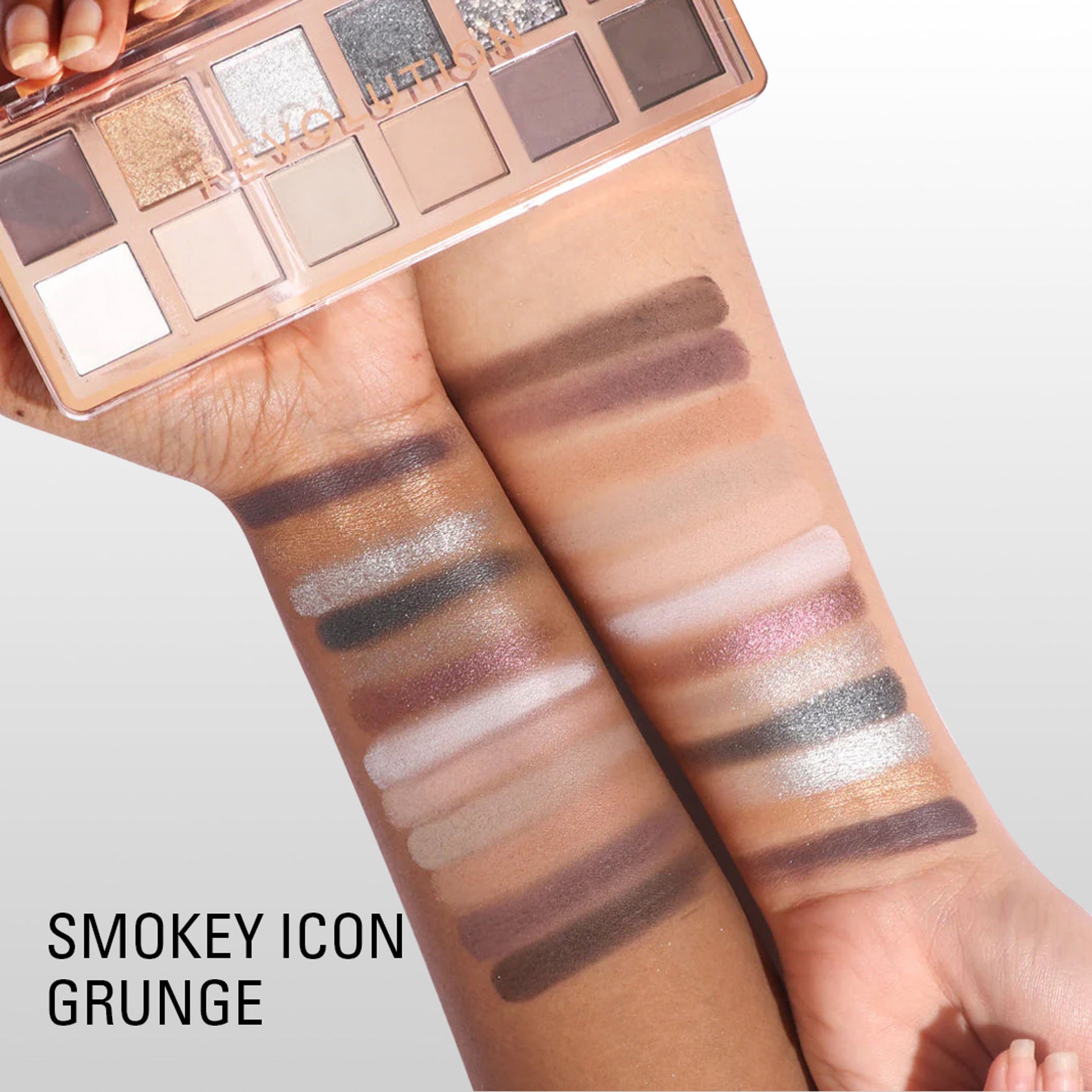 Makeup Revolution Eyeshadow Palette - The Smokey Icon Grunge
