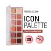 Makeup Revolution Eyeshadow Palette - True Icon Bronze