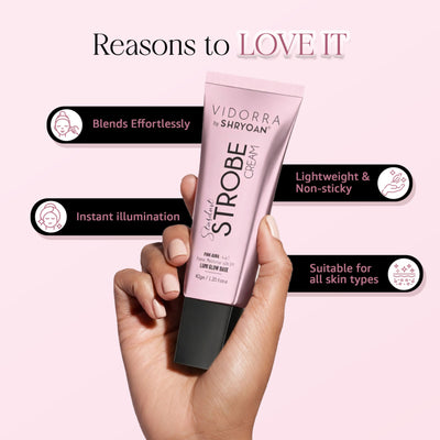 Shryoan Illuminating Strobing Moisturizer Cream Primer - Pink