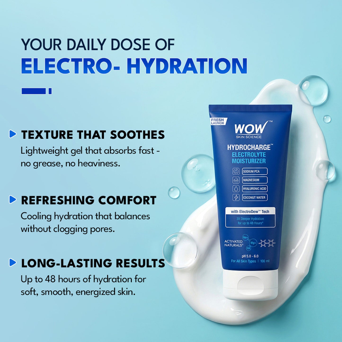 WOW Skin Science HydroCharge Electrolyte Moisturizer