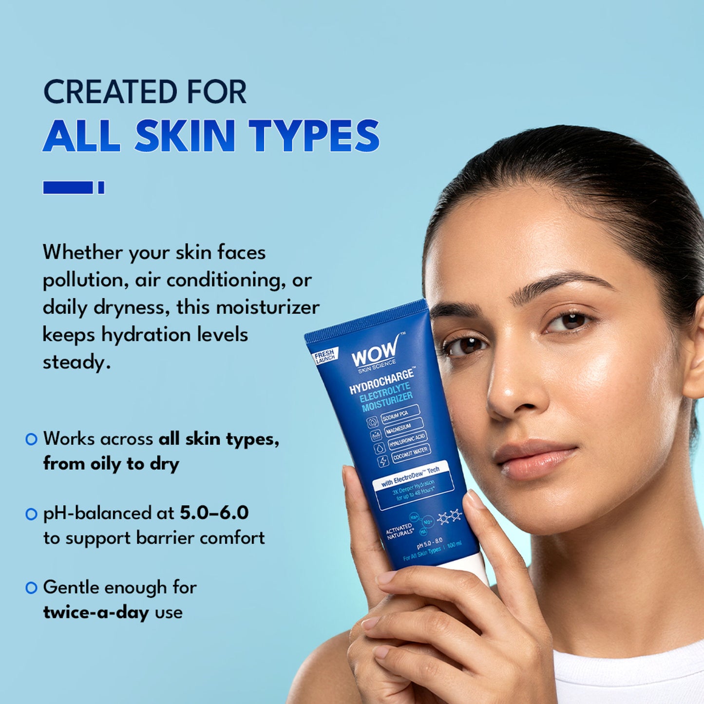 WOW Skin Science HydroCharge Electrolyte Moisturizer