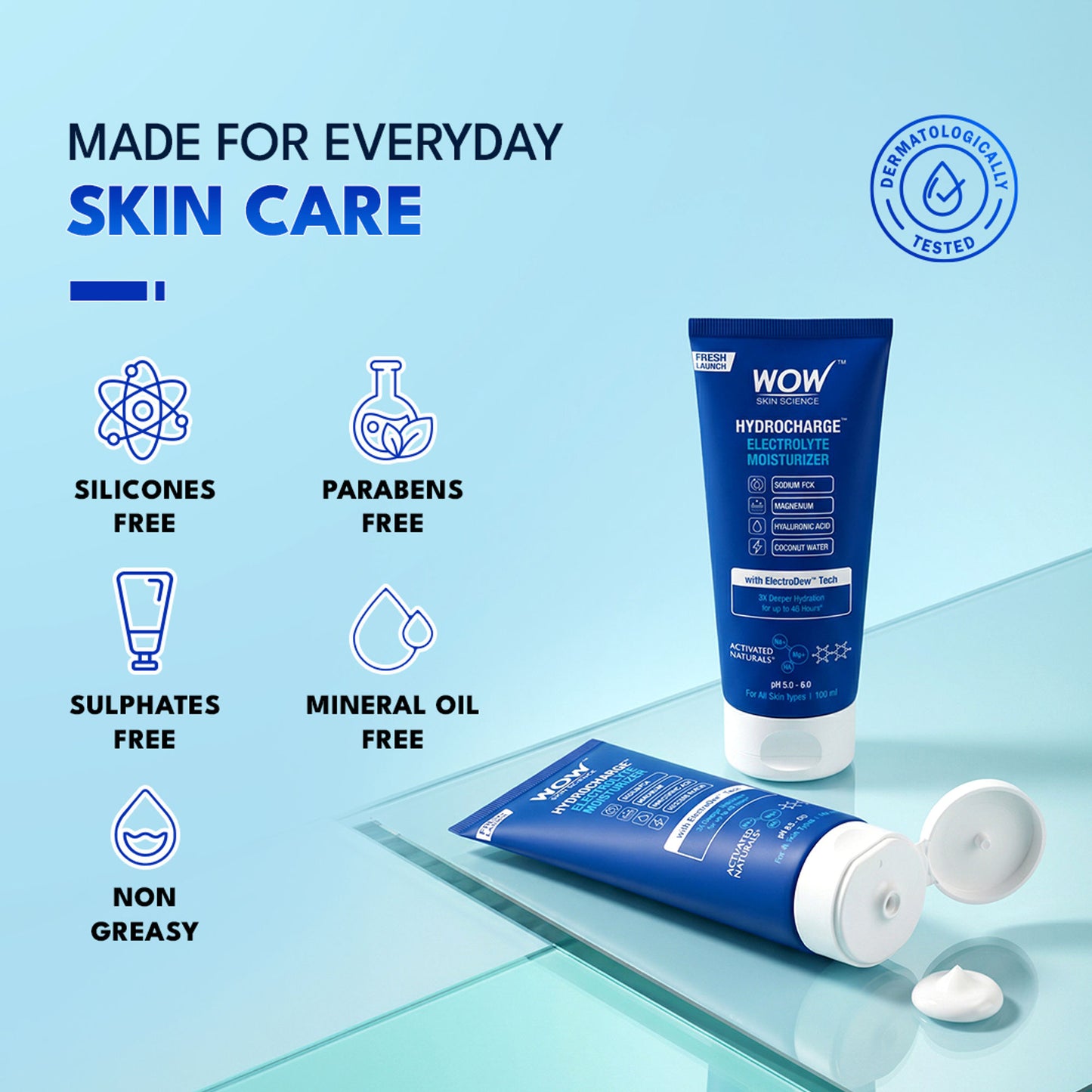 WOW Skin Science HydroCharge Electrolyte Moisturizer