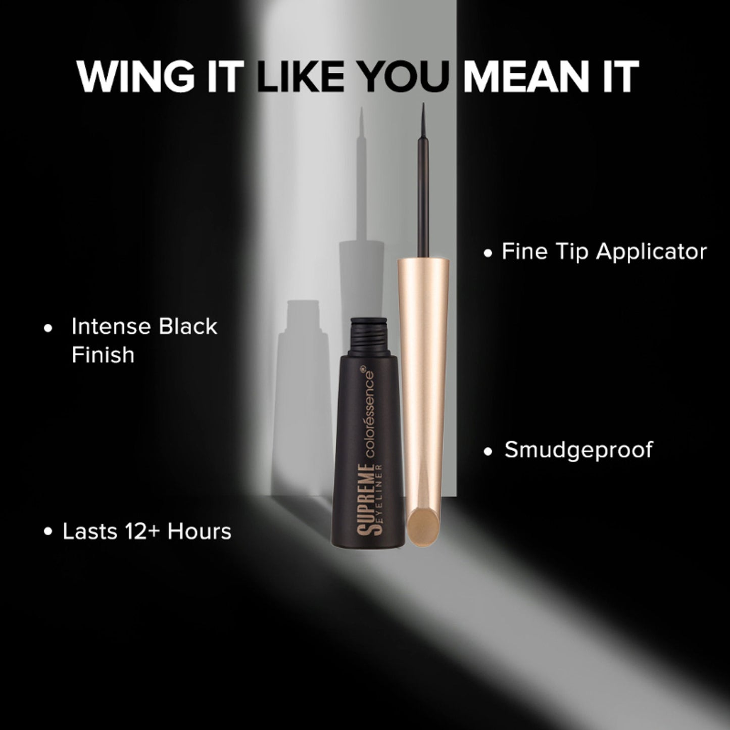 Coloressence Super Xtend Supreme Eyeliner Intense Black Super Smooth