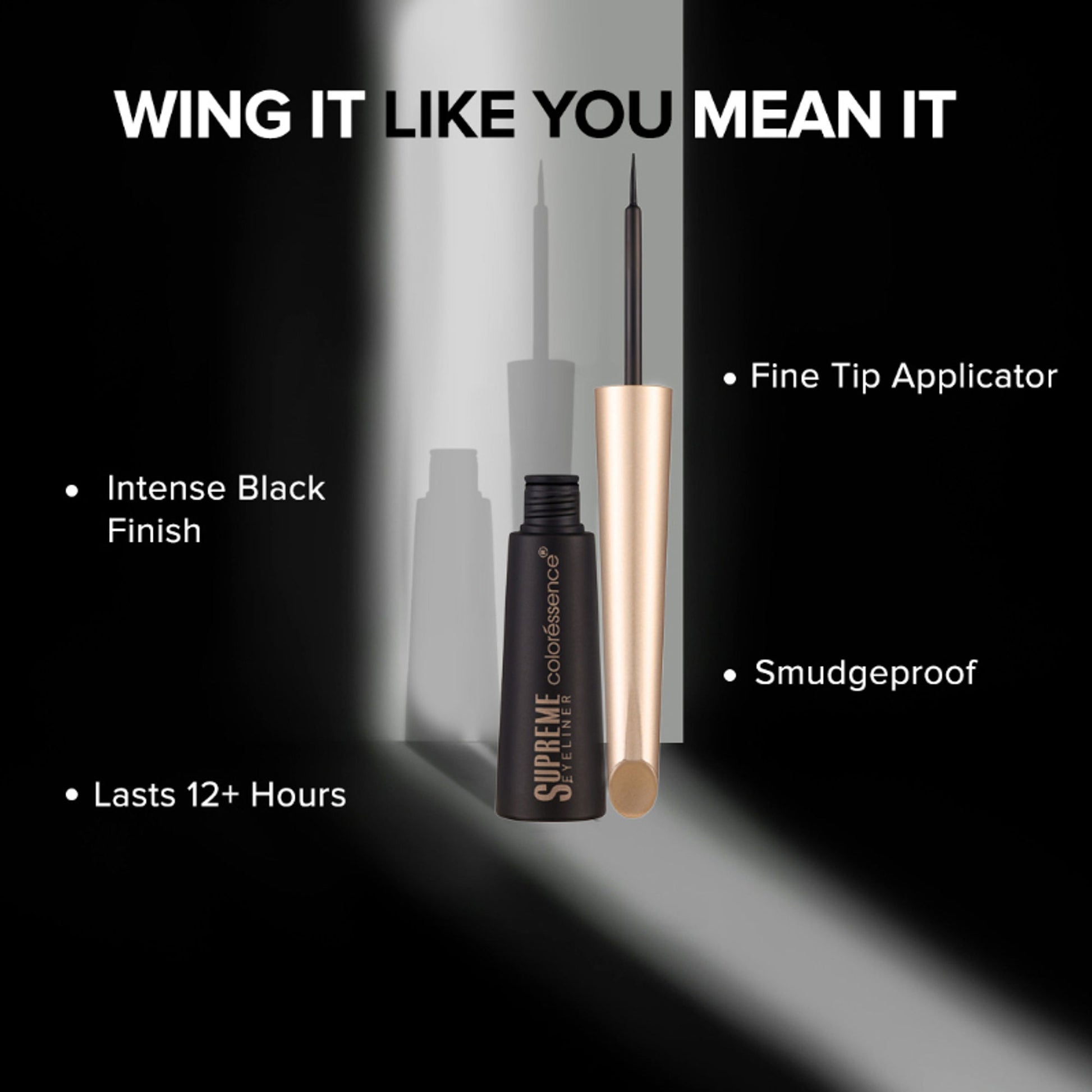 Coloressence Super Xtend Supreme Eyeliner Intense Black Super Smooth
