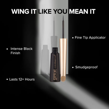Coloressence Super Xtend Supreme Eyeliner Intense Black Super Smooth
